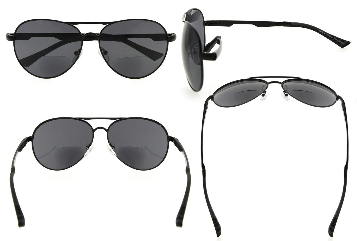 Bifocal Sunglasses Pilot Style Outdoor Reading Glasses SG803eyekeeper.com